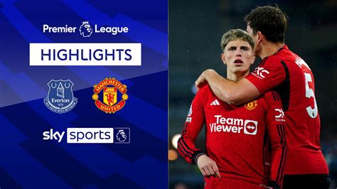 mu vs everton highlights